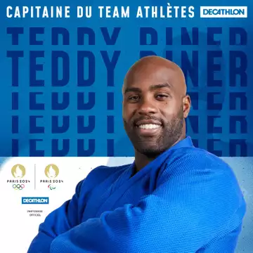 Teddy Riner, nouvel ambassadeur de Decathlon en vue des Jeux Olympiques de Paris 2024