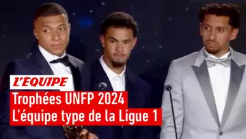 Trophées UNFP 2024 - Mbappé, Dembélé, Aubamayeng... L'équipe type de la Ligue 1