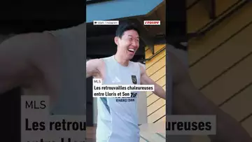 😀⚽️ Les retrouvailles entre Son et Lloris à Los Angeles ! #football #shorts #foryou