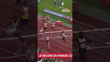 💪 Meilleure performance de tous les temps sur 300 m haies pour Karsten Warholm ! #shorts