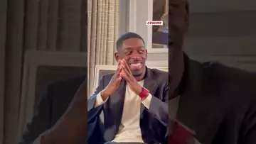 🏆​🥹​ Les premiers pas d'Ousmane Dembélé avec son Ballon d'Or #ballondor #dembele #psg