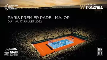 Détails du prize money du "Paris Premier Padel Major 2022", organisé à Roland-Garros.