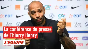 Suivez en direct la conférence de presse de Thierry Henry