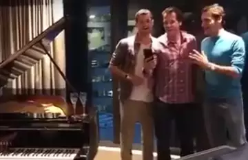 Quand Federer, Haas et Dimitrov s'essaient à la chanson