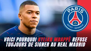 PSG : découvre ici pourquoi Kylian Mbappé refuse toujours de signer au Real Madrid.