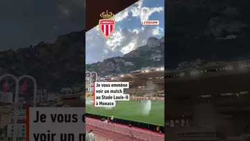 🔴⚪Je vous emmène voir un match au Stade Louis-II, à Monaco #football #ligue1 #shorts #monaco