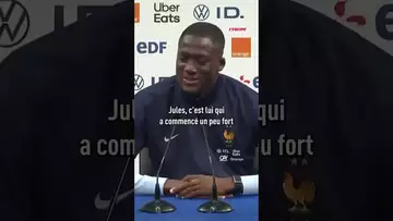 😎 Konaté promet de détrôner Jules Koundé au niveau de la mode #football #equipedefrance #juleskounde