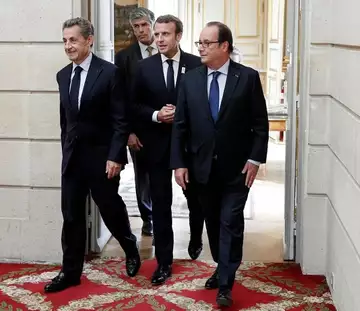 Emmanuel Macron, François Hollande et Nicolas Sarkozy ont célébré les JO 2024 ensemble