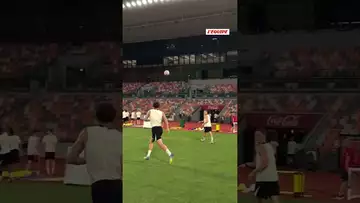 🔥🔥 Belle connexion à l'entraînement entre Curtis Jones et Florian Wirtz #shorts #liverpool #wirtz