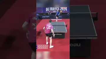 🤯 Le geste de fou de Vincent Picard durant les championnats de France de tennis de table ! #shorts