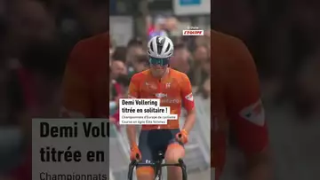 🏆 Demi Vollering s'impose en solitaire et devient championne d'Europe #cyclisme