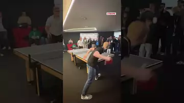 🏓POV : Les frères Lebrun s'affrontent à L'Équipe #shorts #lebrun #pingpong