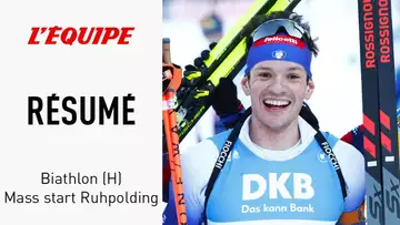 Biathlon - Première victoire en carrière pour Giacomel qui remporte la mass start de Ruhpolding