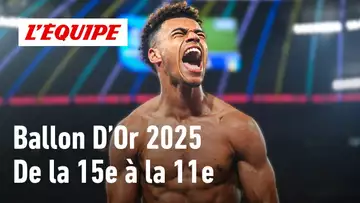 Ballon d'Or 2025 - Le classement de la 15e à la 11e place