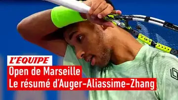 Open de Marseille - Désillusion pour Auger-Aliassime, inexistant face à Zhang : Le résumé du match