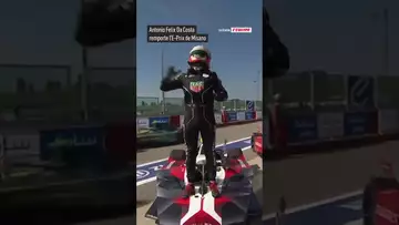 🏎️⚡️⚽️ Antonio Felix Da Costa célèbre sa victoire de l’E-Prix de Misano façon CR7! #cristianoronaldo