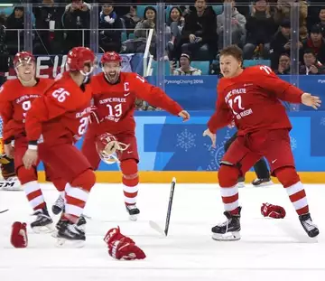 La Russie bat l’Allemagne (4-3) et remporte son premier titre olympique en 26 ans