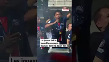 😂 Ousmane Dembélé Ballon d'Or 2025 ? La campagne est lancée par Marquinhos ! #psg #championsleague