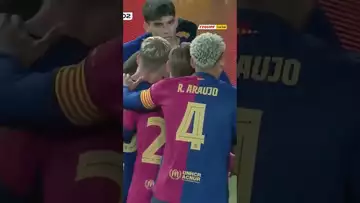 😍 Tiki Taka du Barça, Gavi à la finition ! #sports #football #fcbarcelona