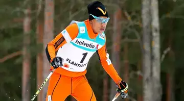 La course d'Adrian Solano le skieur vénézuélien !