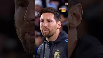 ​🥲 L'émotion de Lionel Messi pour sa dernière ​en Argentine avec l'l'Albiceleste #foot #argentine