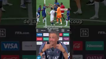 🗣️⚽️ Luis Enrique s'exprime sur son altercation avec Joao Pedro #shorts #football #psg