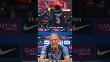 🔥🗣️ "Le Parc des Princes et les supporters nous manquaient beaucoup" #luisenrique #psg #shorts