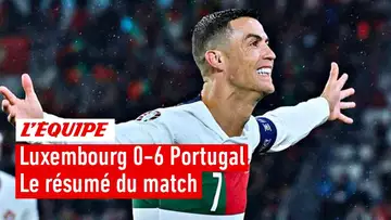 Luxembourg 0-6 Portugal : Nouveau doublé de Ronaldo et avalanche de buts
