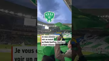 🔥Je vous emmène voir un match au stade Geoffroy-Guichard, à Saint-Étienne #football #ligue1 #shorts