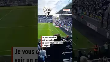 ⚫⚪ Je vous emmène voir un match au Stade Raymond-Kopa, à Angers #football #ligue1 #shorts #angers