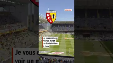 🔴🟡 Je vous emmène voir un match au Stade Bollaert, à Lens #football #ligue1 #shorts #lens
