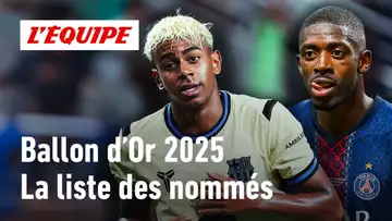 BALLON D'OR 2025 - DÉCOUVREZ LA LISTE COMPLÈTE DES NOMMÉS (Dembélé, Yamal, Mbappé, Hakimi...)
