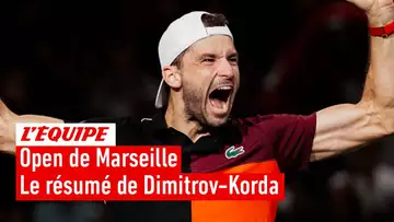Open de Marseille - Solide, Dimitrov se sort du piège Korda : Le résumé du match