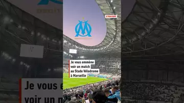 🔵⚪ Je vous emmène voir un match au Stade Vélodrome, à Marseille #football #ligue1 #shorts #om
