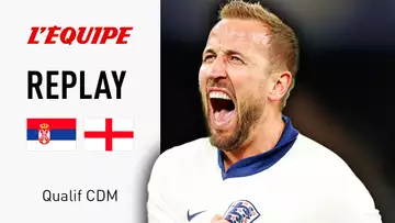 Qualif Mondial 2026 : Le replay intégral de l'écrasante victoire de l'Angleterre en Serbie