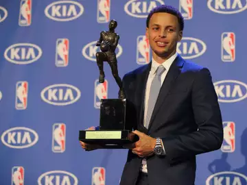 Stephen Curry sacré MVP à l'unanimité !