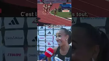 👏🇫🇷 La réaction d'Anaïs Bourgoin après sa victoire en finale du 800 m des Championnats de France