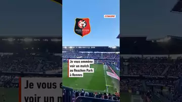 🔴⚫ Je vous emmène voir un match au Roazhon Park, à Rennes #football #ligue1 #shorts #rennes
