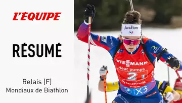 Le résumé de la victoire des Bleues en vidéo - Biathlon - Mondiaux (F) - Relais