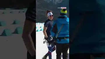 🏅Lou Jeanmonnot remporte la mass-start de Canmore #shorts #biathlon