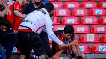 Carambolage en tribune dans le championnat mexicain