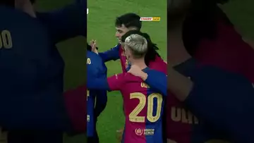 🔥 Koundé tel un numéro 9 #goals #fcbarcelona #sports