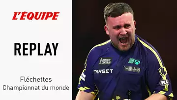 Mondiaux de fléchettes : Le replay intégral de la demi-finale entre Stephen Bunting et Luke Littler