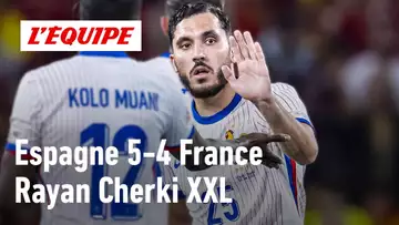 Espagne 5-4 - France : Rayan Cherki éblouissant pour sa première : la seule satisfaction des Bleus ?