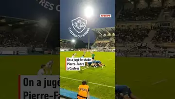 🔵⚪️ On a jugé le stade Pierre-Fabre à Castres #rugby #top14 #castres #viral