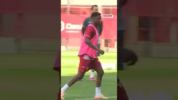 🤩Ansu Fati a participé à son premier entraînement collectif avec Monaco #ansufati #monaco #barca