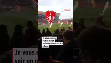 🔴⚪ Je vous emmène voir un match au Stade Francis-Le Blé, à Brest #football #ligue1 #shorts #brest