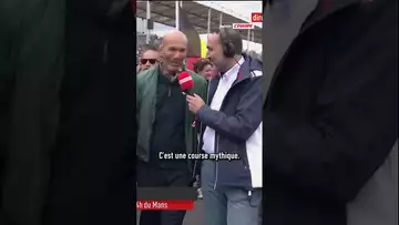 👨👨👦🥰Zidane en famille aux 24 Heures du Mans 2024 #shorts #zidane #automobile