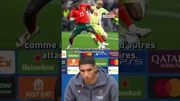 🙌 Achraf Hakimi encense Nuno Mendes avant le choc contre le Barça en Ligue des champions #psg #ldc