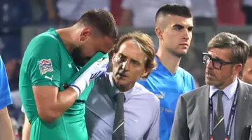 Donnarumma blessé, Mancini rigole